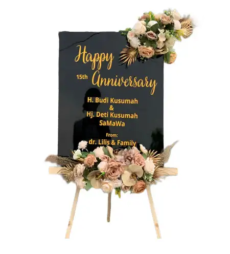 Papan Bunga Akrilik Talangkembar